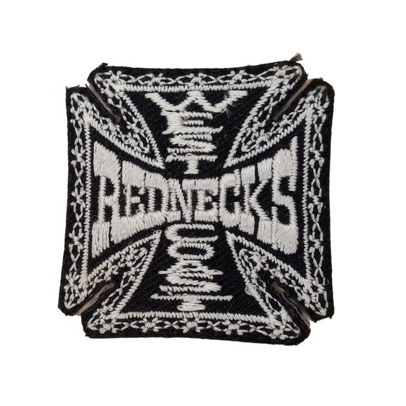 Accessories West Coast Rednecks Patch Cowboy Rodeo Black White Cross Hat Vest Embroidered